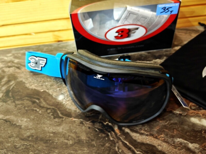 JUNIORSKÉ LYŽIARSKE OKULIARE 3F VISON PURE 2 BLACK-NEON BLUE